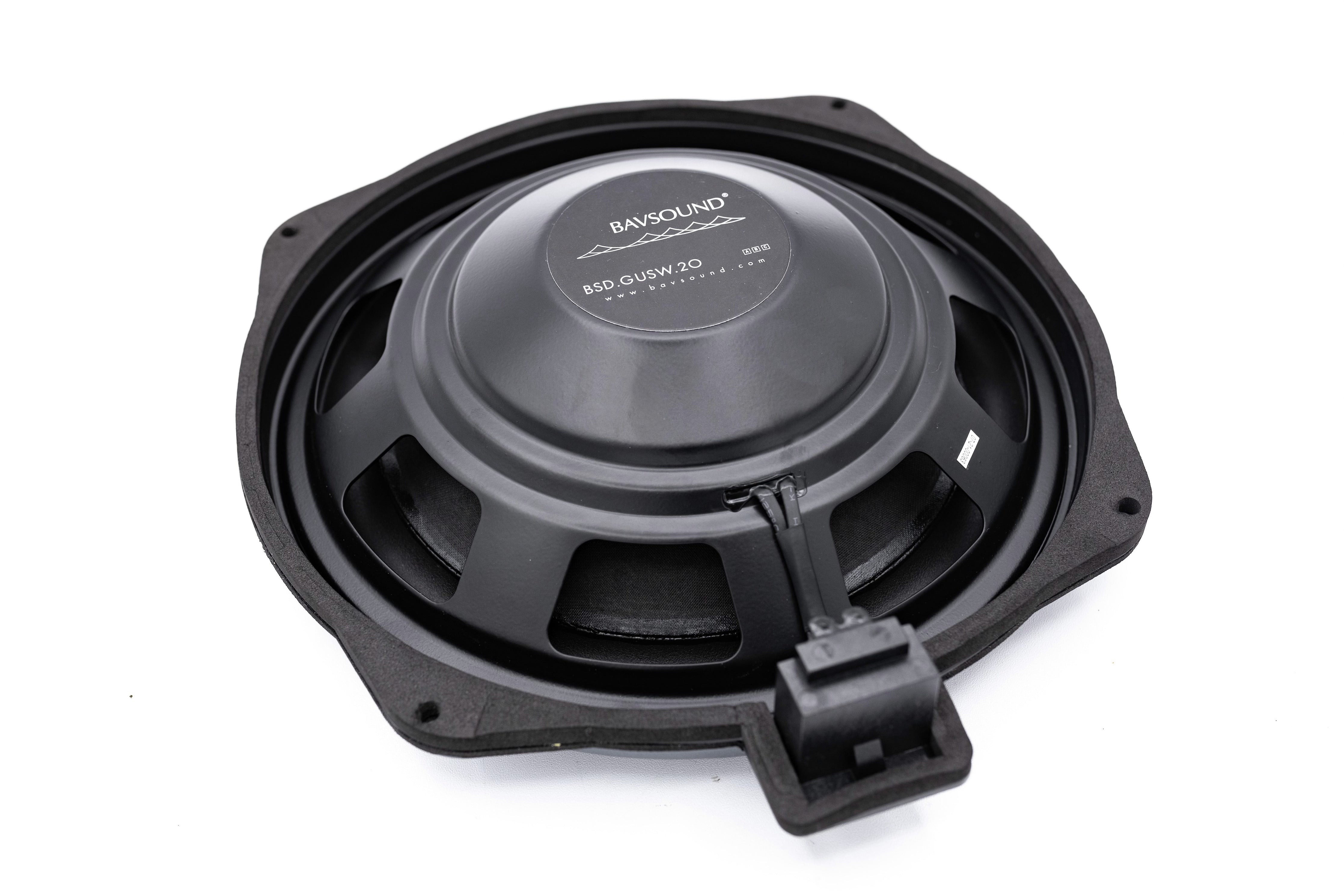 BACKORDERED - SHIPS SECOND HALF OF NOVEMBER - RECOMMEND YOU ORDER NOW TO LOCK IN DISCOUNT AND LIMITED FUTURE INVENTORY - Bavsound Ghost BMW Underseat Subwoofer V3, 8 Ohm, Pair