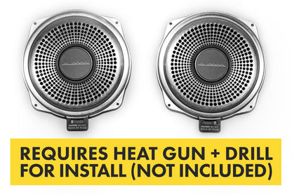 Bavsound Ghost Underseat Subwoofers for BMW, V2, 4 Ohm, Pair [REQUIRES HEAT GUN & DRILL]
