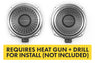 [BACKORDERED Till 12/15/23] Bavsound Ghost Underseat Subwoofers for BMW, V3, 2 Ohm, Pair [REQUIRES HEAT GUN & DRILL]